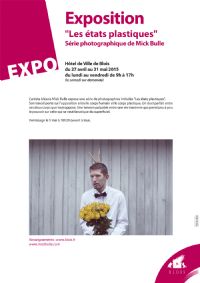 Exposition Les états plastiques de l'artiste blésois Mick Bulle. Du 27 avril au 31 mai 2015 à Blois. Loir-et-cher. 
